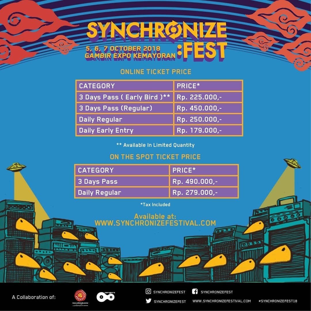 Tiket synchronize fest 2018